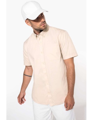 KAR-K587-MEN'S ARIANA III SHORT-SLEEVE COTTON SHIRT